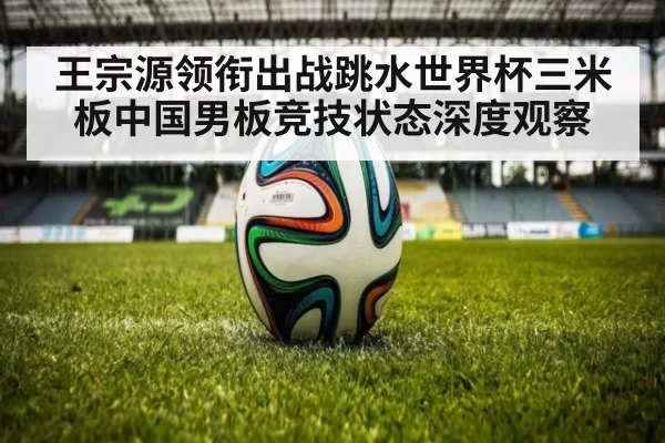 王宗源领衔出战跳水世界杯三米板中国男板竞技状态深度观察